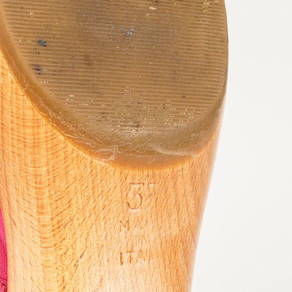 Marni Fuchsia Leather Clog - Picture 5 of 9